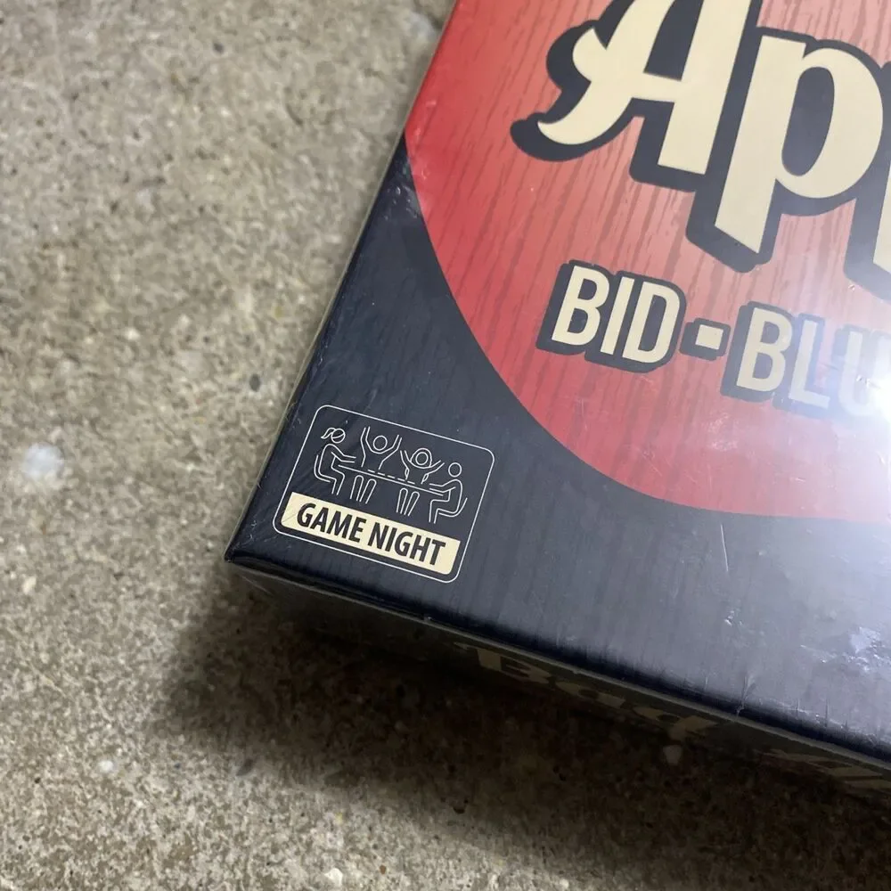 Bad Apples Bid Bluff Spoil Board Game New Sealed